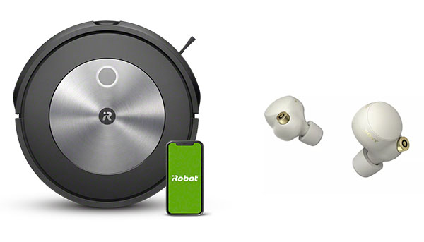 robot-vacuum-and-earbuds