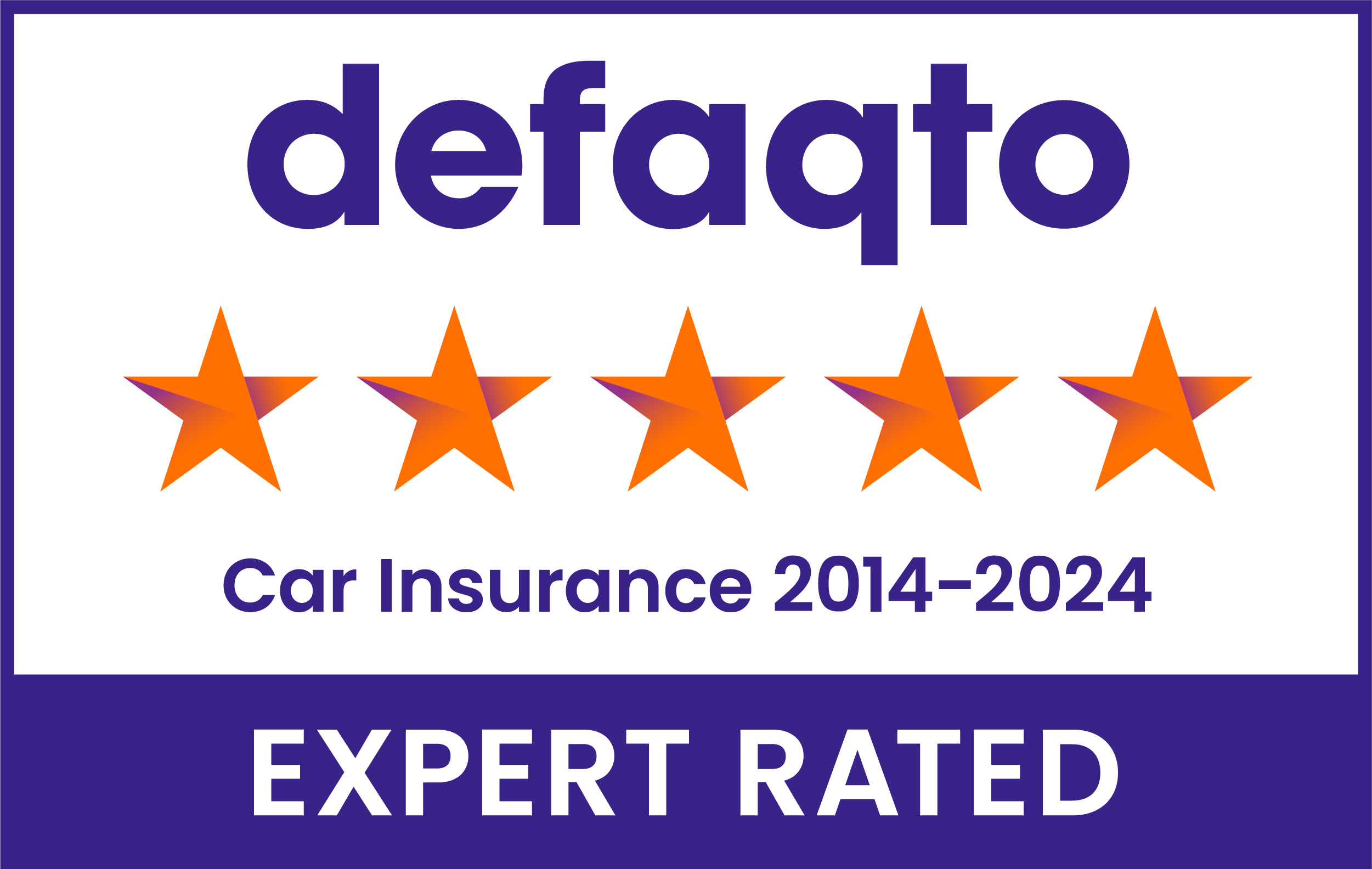 The Defaqto 5 Star rated logo