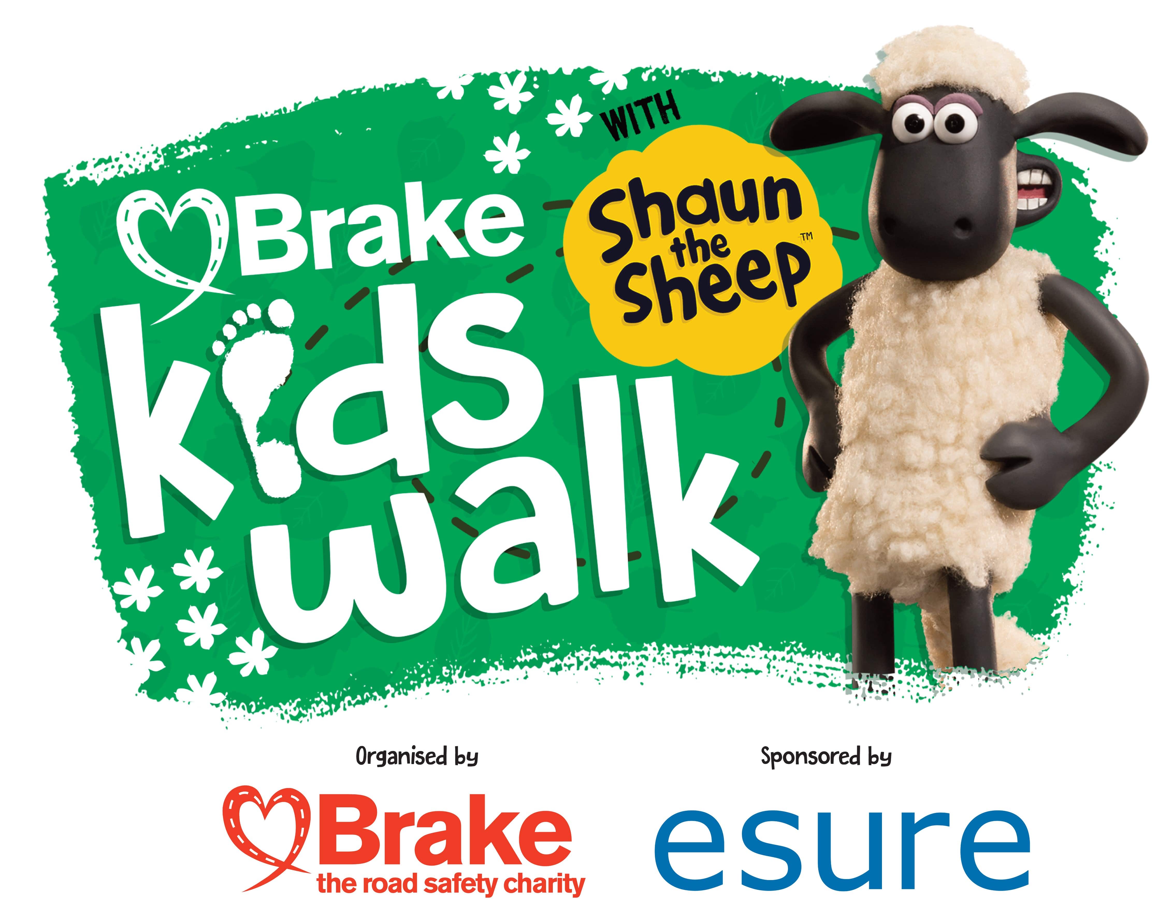 Brake's Kids Walk 2021 with Shaun the Sheep