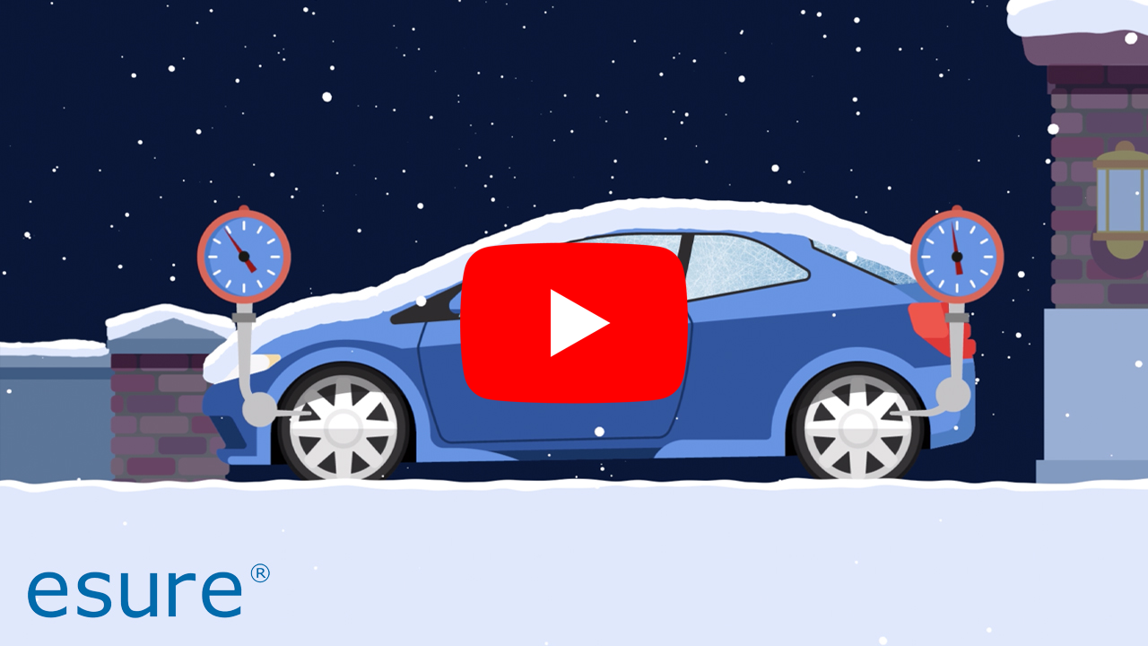 YouTube play winterproofed car